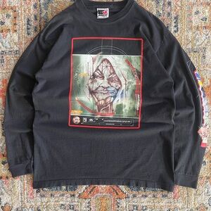 JNCO Black Long Sleeve Tee with Graphic Design